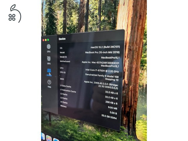 MacBook Pro 2018 Retina 15