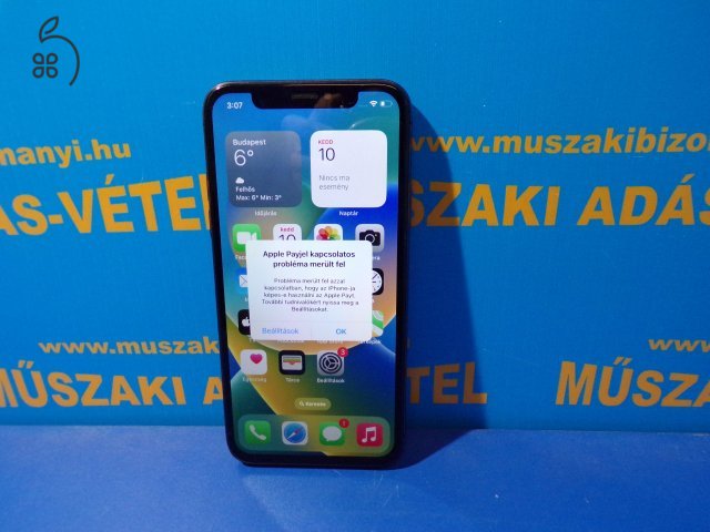 Apple Iphone X mobiltelefon 64Gb jótállással