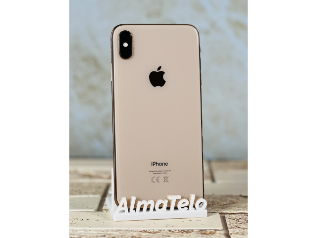 Apple iPhone XS Max 64 GB Gold 100% akku - 24 hónap Garancia