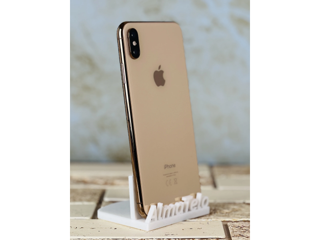 Apple iPhone XS Max 64 GB Gold 100% akku - 24 hónap Garancia