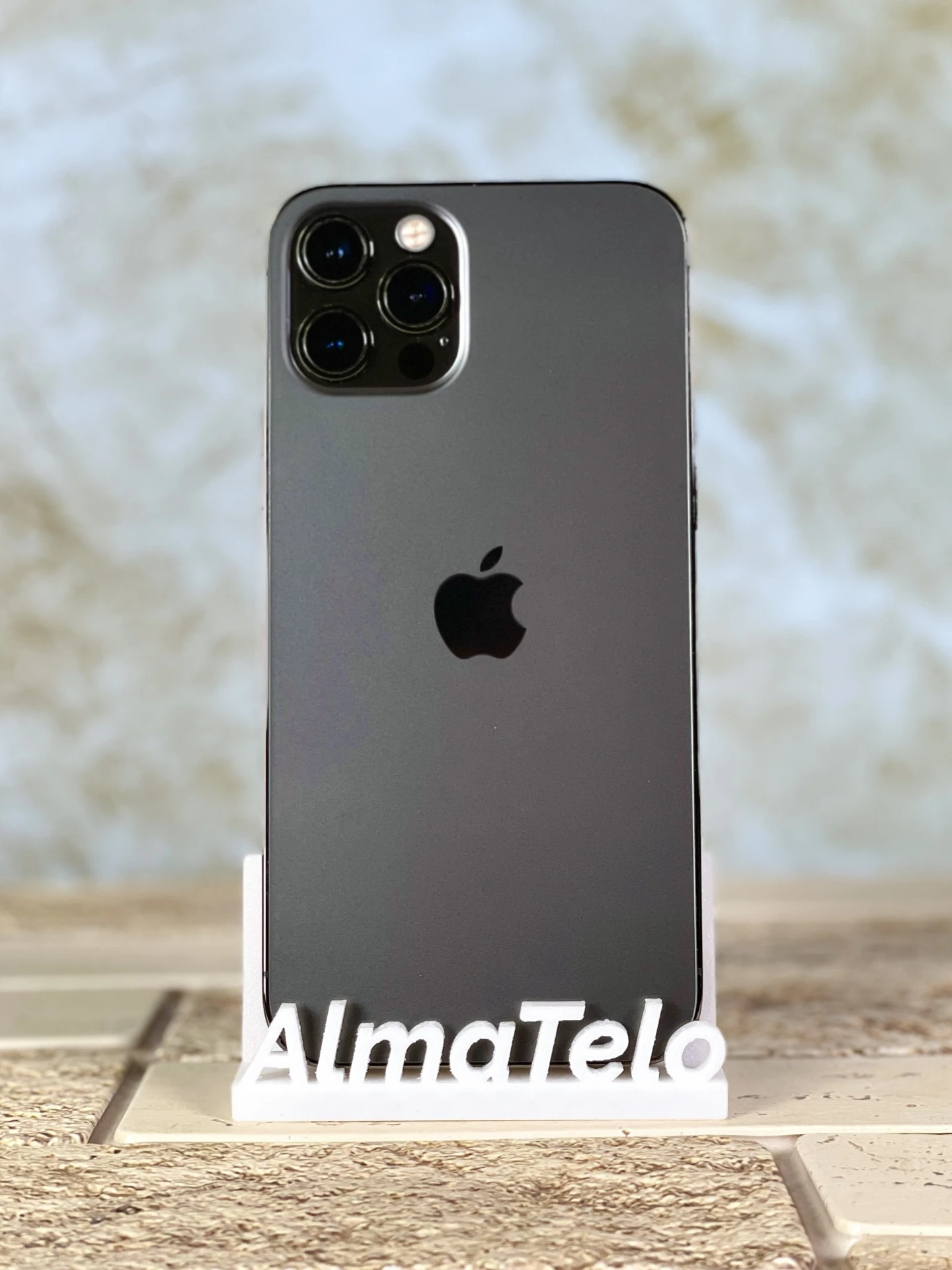 Apple iPhone 12 Pro 128 GB Graphite 100% akku - 24 hónap Garancia