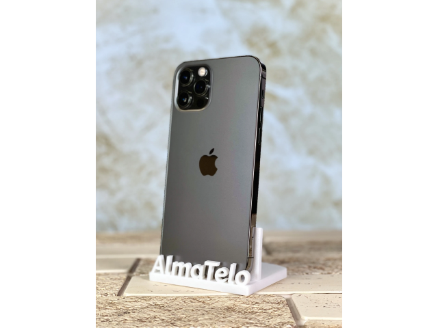 Apple iPhone 12 Pro 128 GB Graphite 100% akku - 24 hónap Garancia