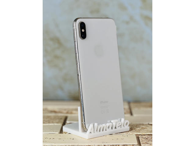 Apple iPhone XS Max 64 GB Silver 90% akku - 24 hónap Garancia