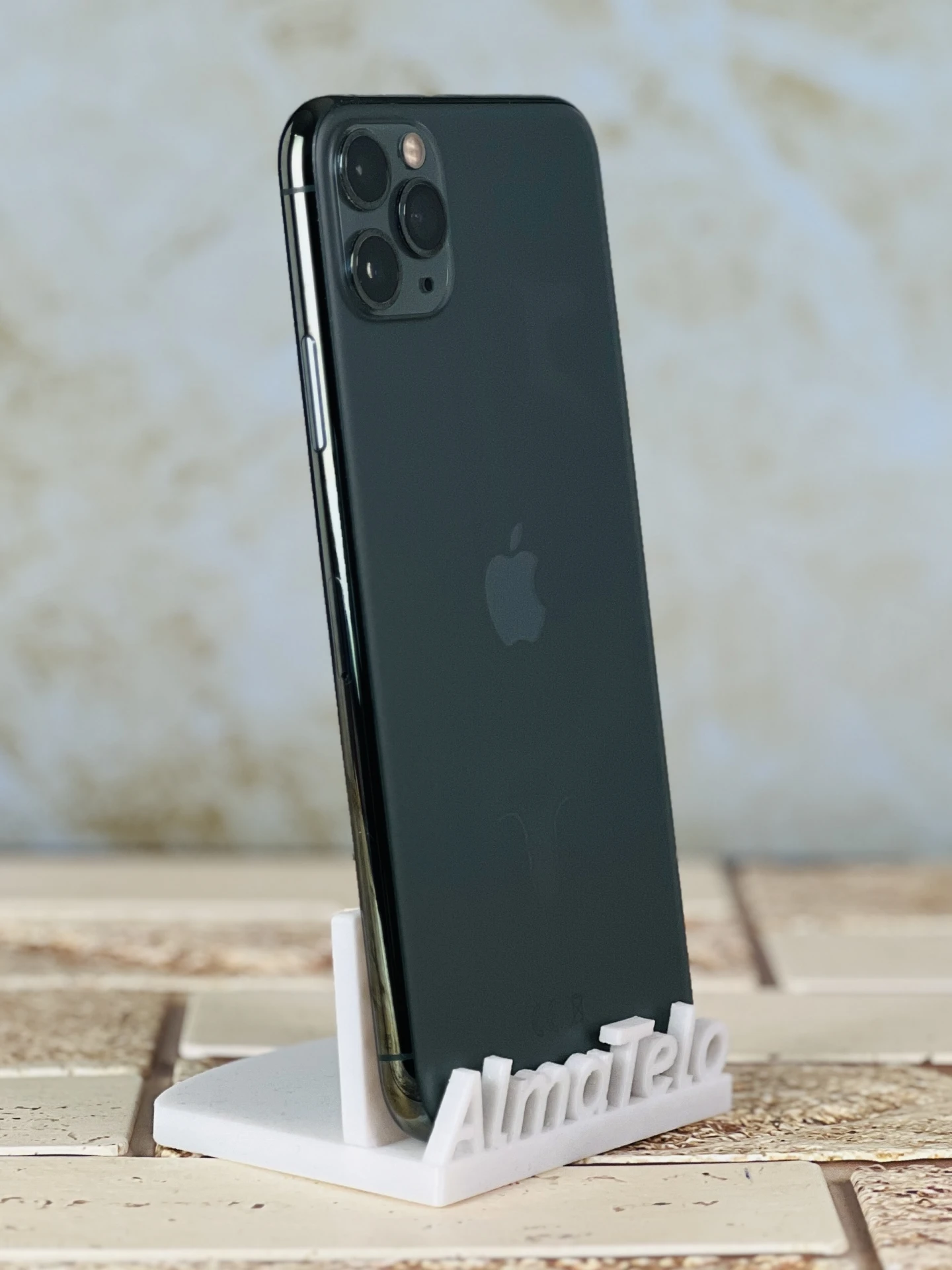 Apple iPhone 11 Pro Max 256 GB Midnight Green 100% akku - 24 hónap Garancia