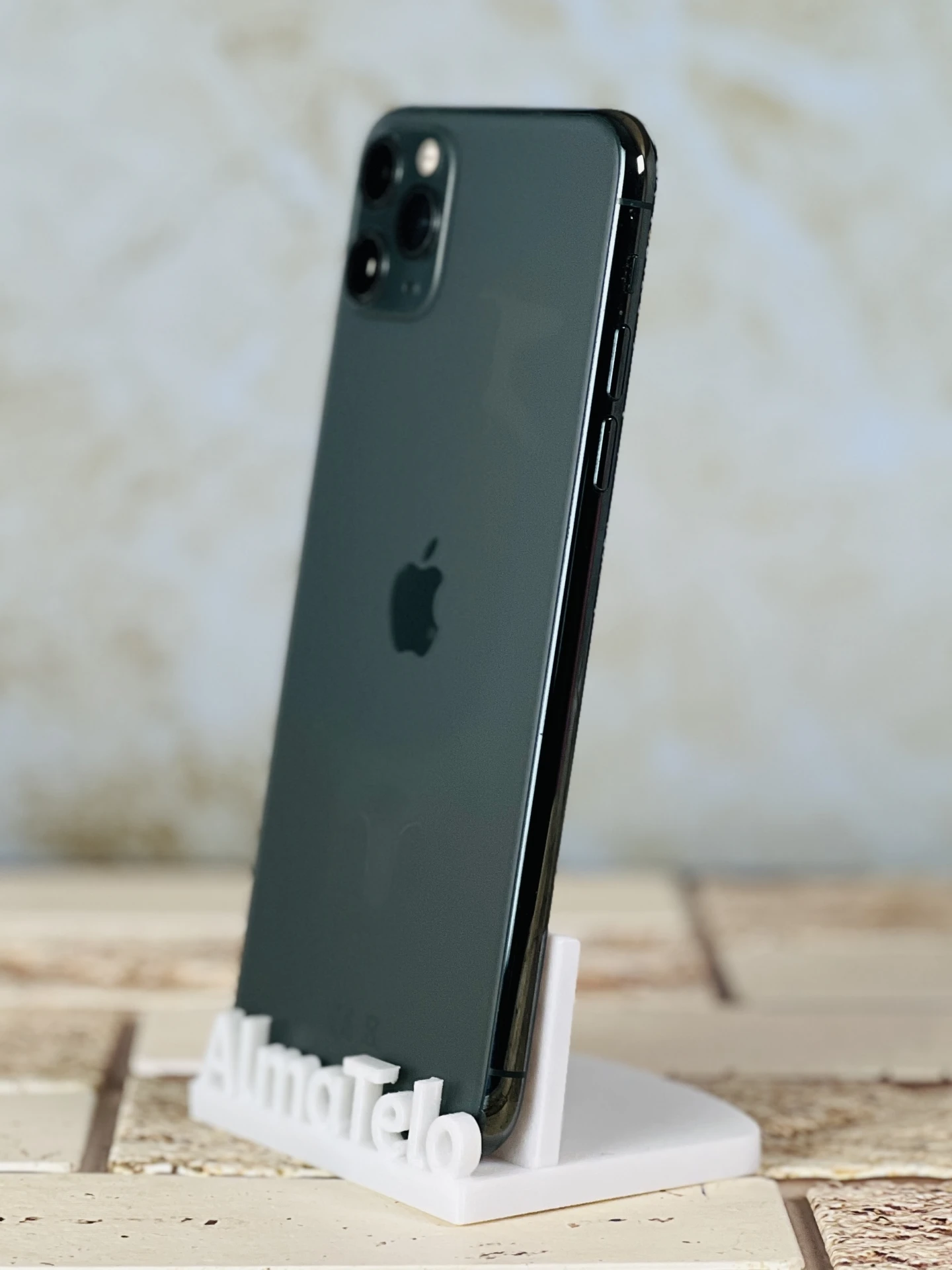 Apple iPhone 11 Pro Max 256 GB Midnight Green 100% akku - 24 hónap Garancia