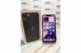 Apple iPhone 13 128 GB Midnight - akku 89% - 12 hó garancia