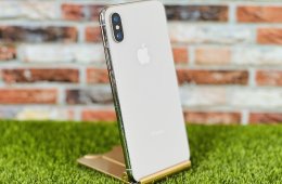 Apple iPhone X 64 GB Silver 100% akku szép állapotú - 24 HÓ GARANCIA - 639