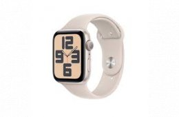 HIBÁTLAN Apple Watch SE 2 GPS 44mm Starlight - 1 ÉV GARANCIA, 100% Akkumulátor, BB01