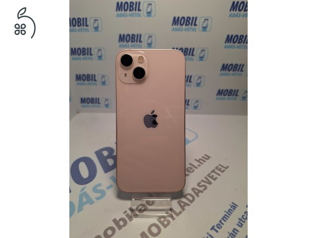 Apple iPhone 13 128 GB Pink - akku 86% - 12 hó garancia