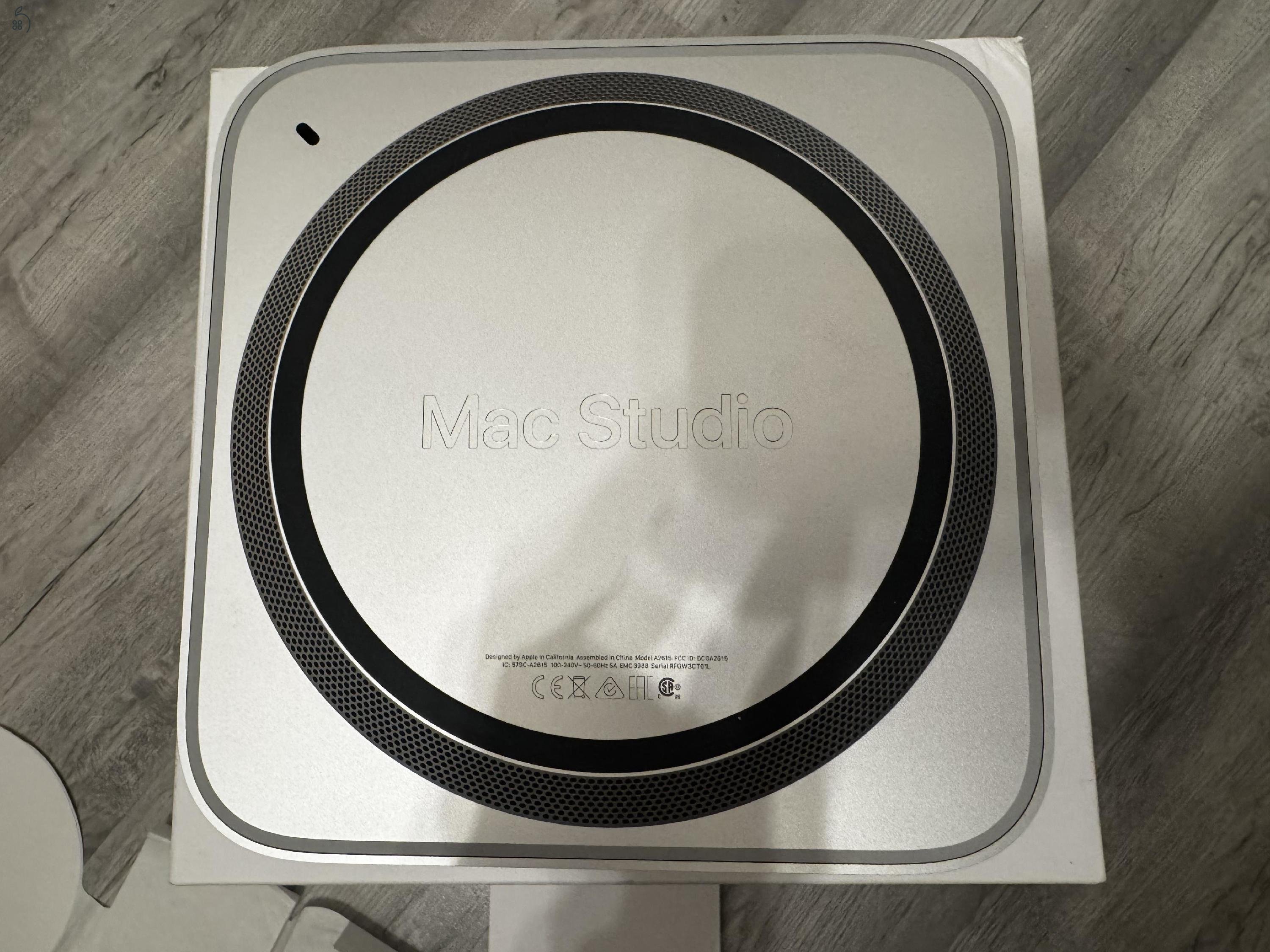 Mac Studio M1 Max - 32GB - 512GB - ÚJSZERŰ