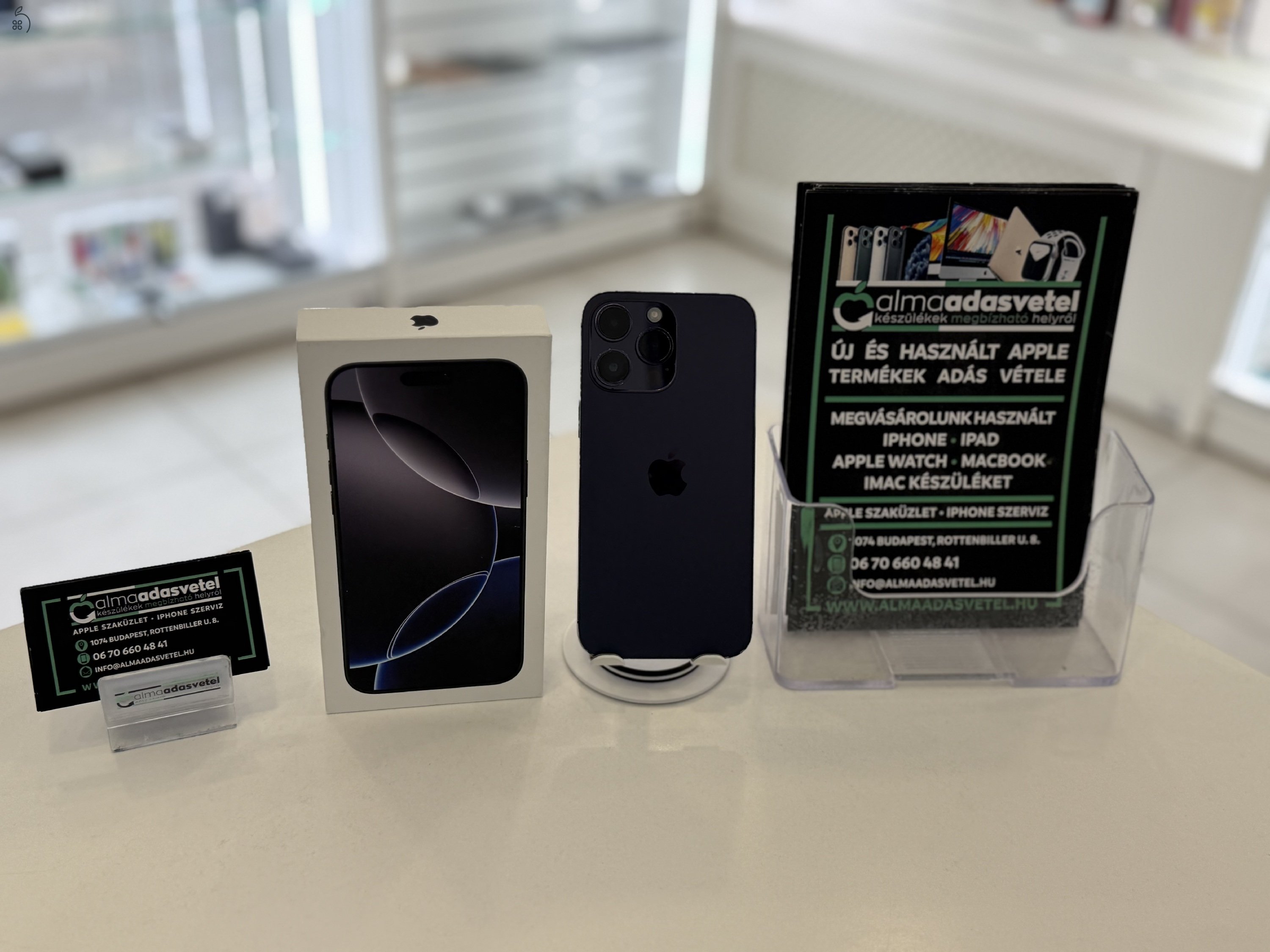 iPhone 14 Pro Max 128GB Lila Független Használt/1-3 hónap gar./p3960