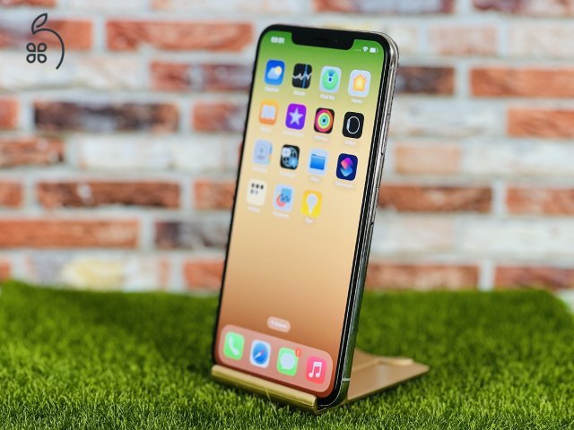 Apple iPhone XS Max 64 GB Silver 100% akku szép állapotú - 24 HÓ GARANCIA - 406