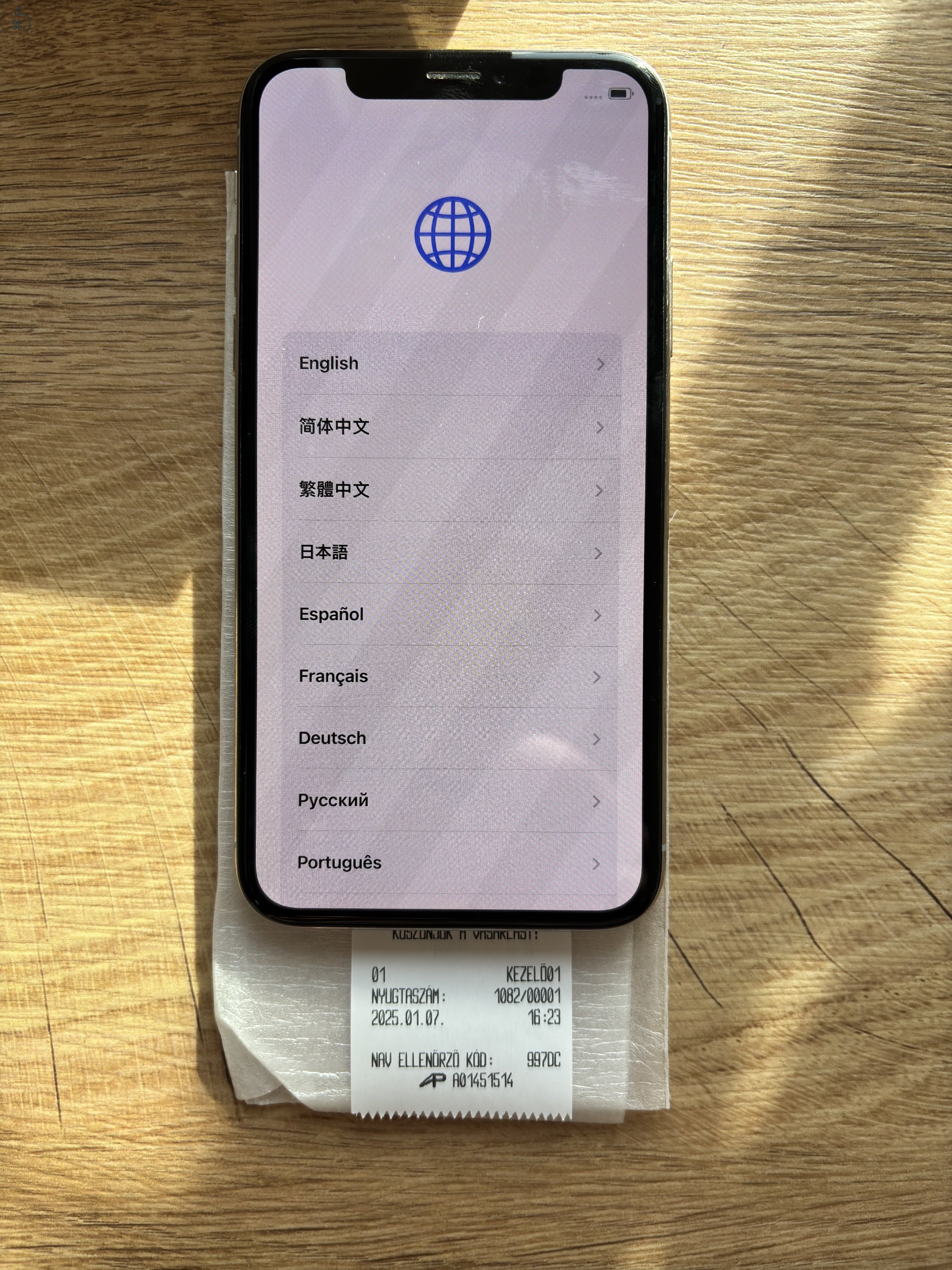 iPhone X 64 100 %-os akkuval