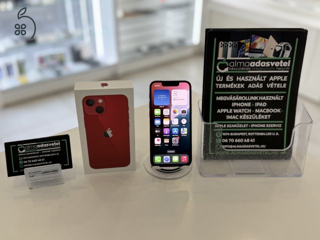 iPhone 13 Mini 128GB Független Használt/1-3 hónap gar./Akku 86%/p3962