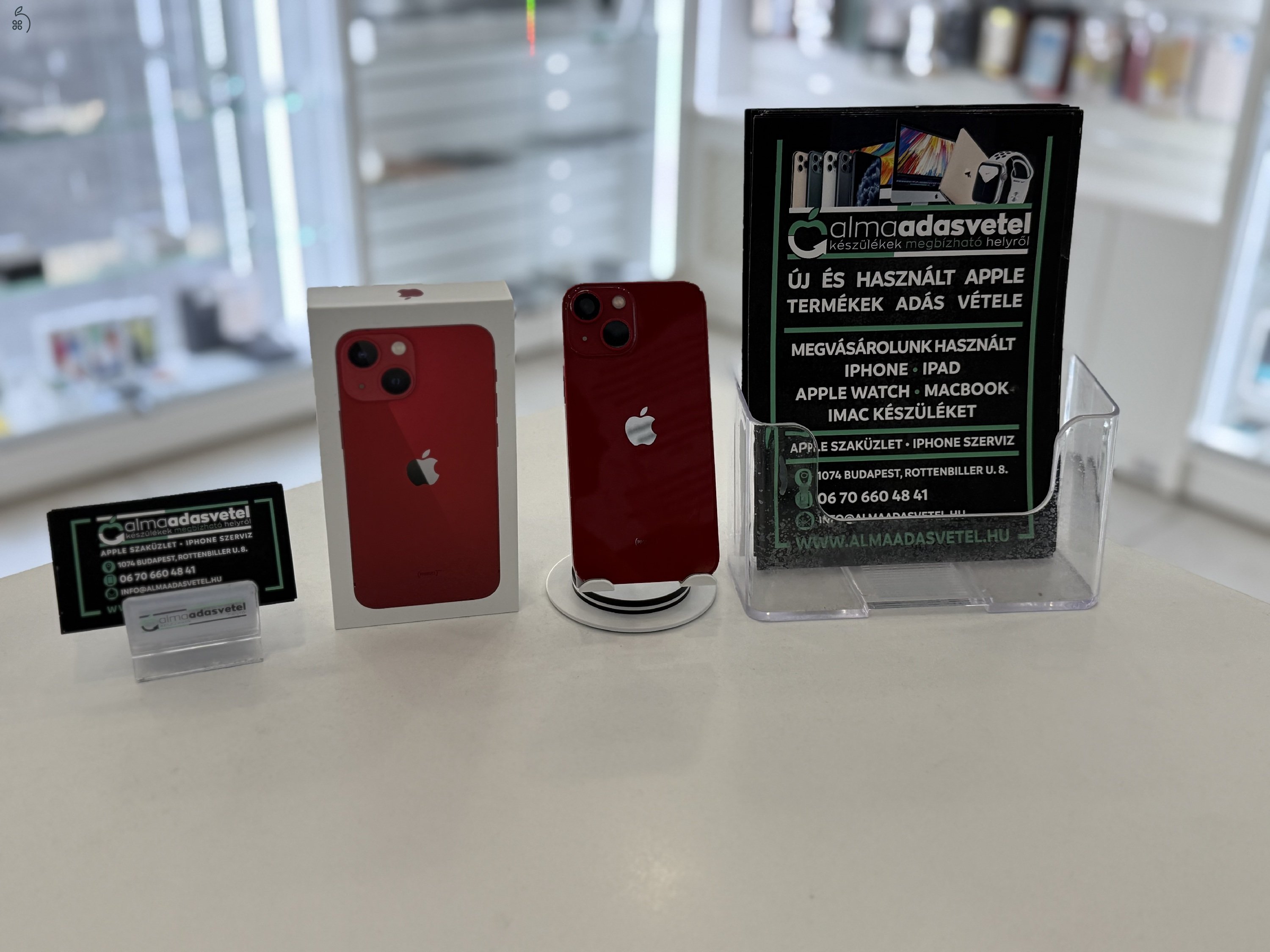 iPhone 13 Mini 128GB Független Használt/1-3 hónap gar./Akku 86%/p3962