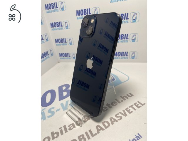 Apple iPhone 13  128 GB Midnight - akku 87% - 12 hó garancia