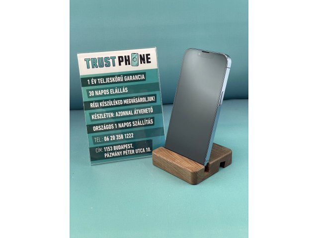 !! 1 ÉV GARANCIA !! iPhone 13 Pro Blue 128 GB – TRT073 – 100% AKKU