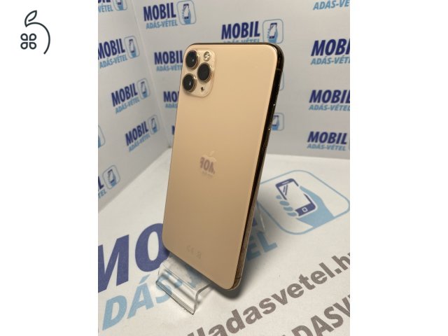 Apple iPhone 11 Pro Max 64 GB Gold - akku 100% - 12 hó garancia