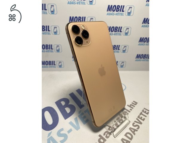 Apple iPhone 11 Pro Max 64 GB Gold - akku 100% - 12 hó garancia