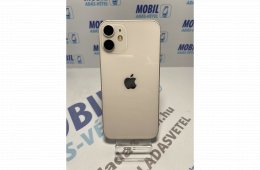 Apple iPhone 12 Mini 64 GB White - akku 100% - 12 hó garancia