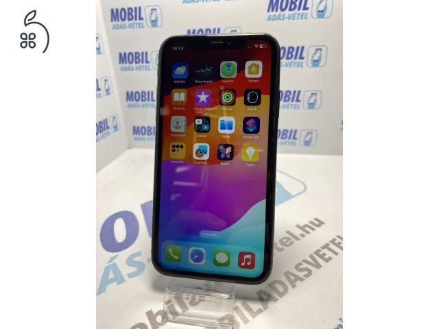 Apple iPhone 11 64 GB Black - akku 100% - 12 hó garancia