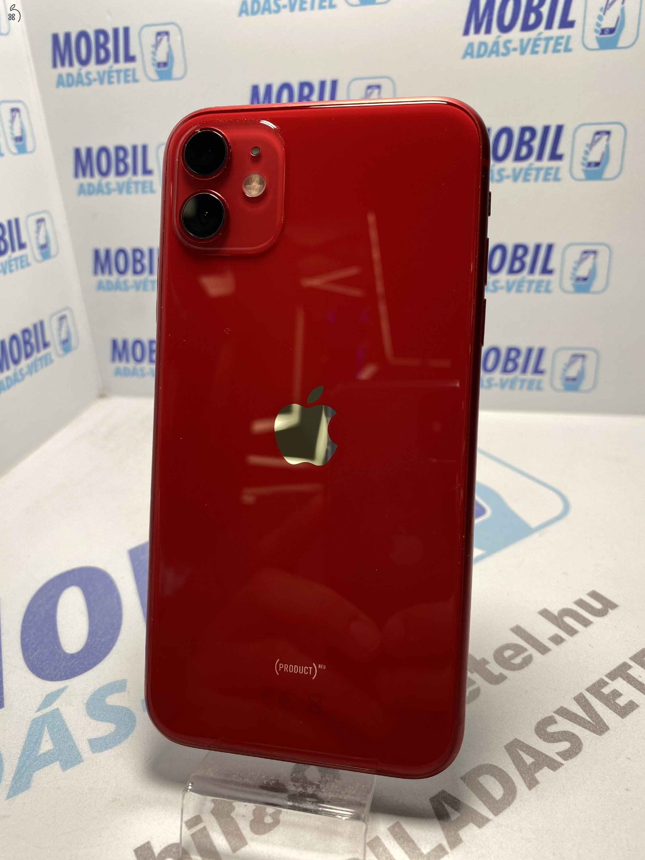 Apple iPhone 11 64 GB Product Red - akku 85% - 12 hó garancia