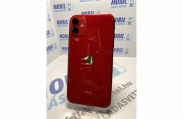 Apple iPhone 11 64 GB Product Red - akku 85% - 12 hó garancia