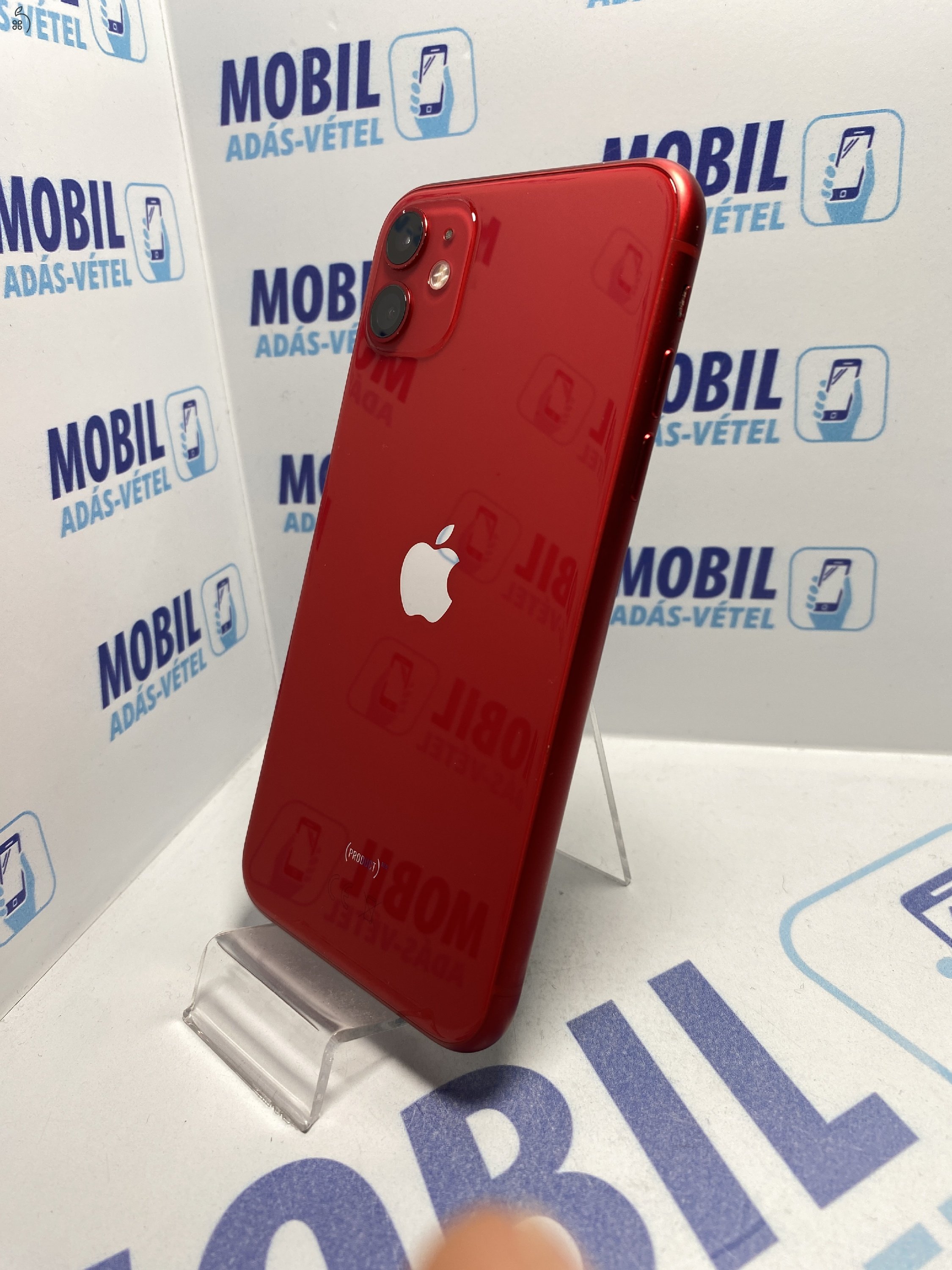 Apple iPhone 11 64 GB Product Red - akku 85% - 12 hó garancia