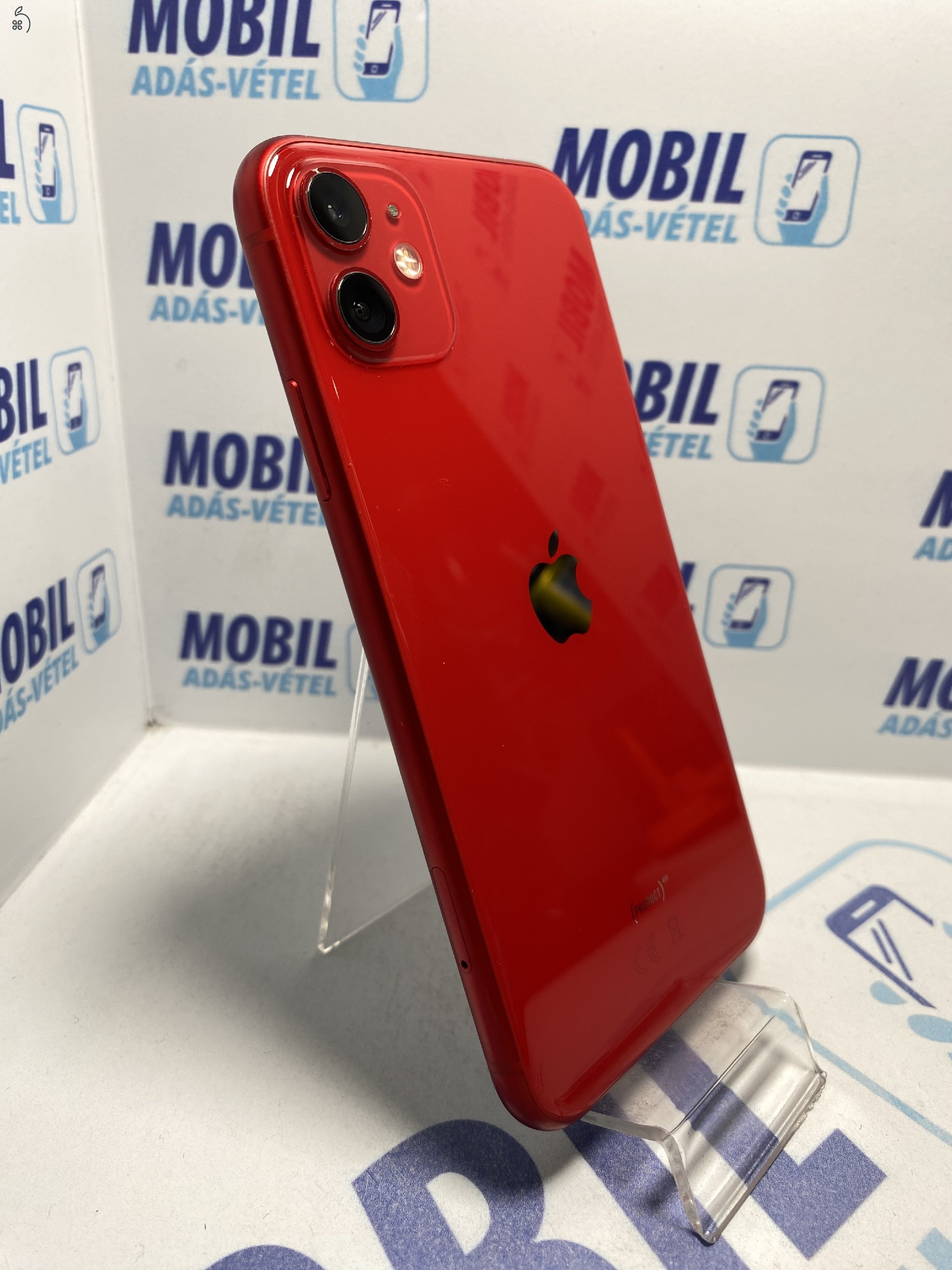 Apple iPhone 11 64 GB Product Red - akku 85% - 12 hó garancia