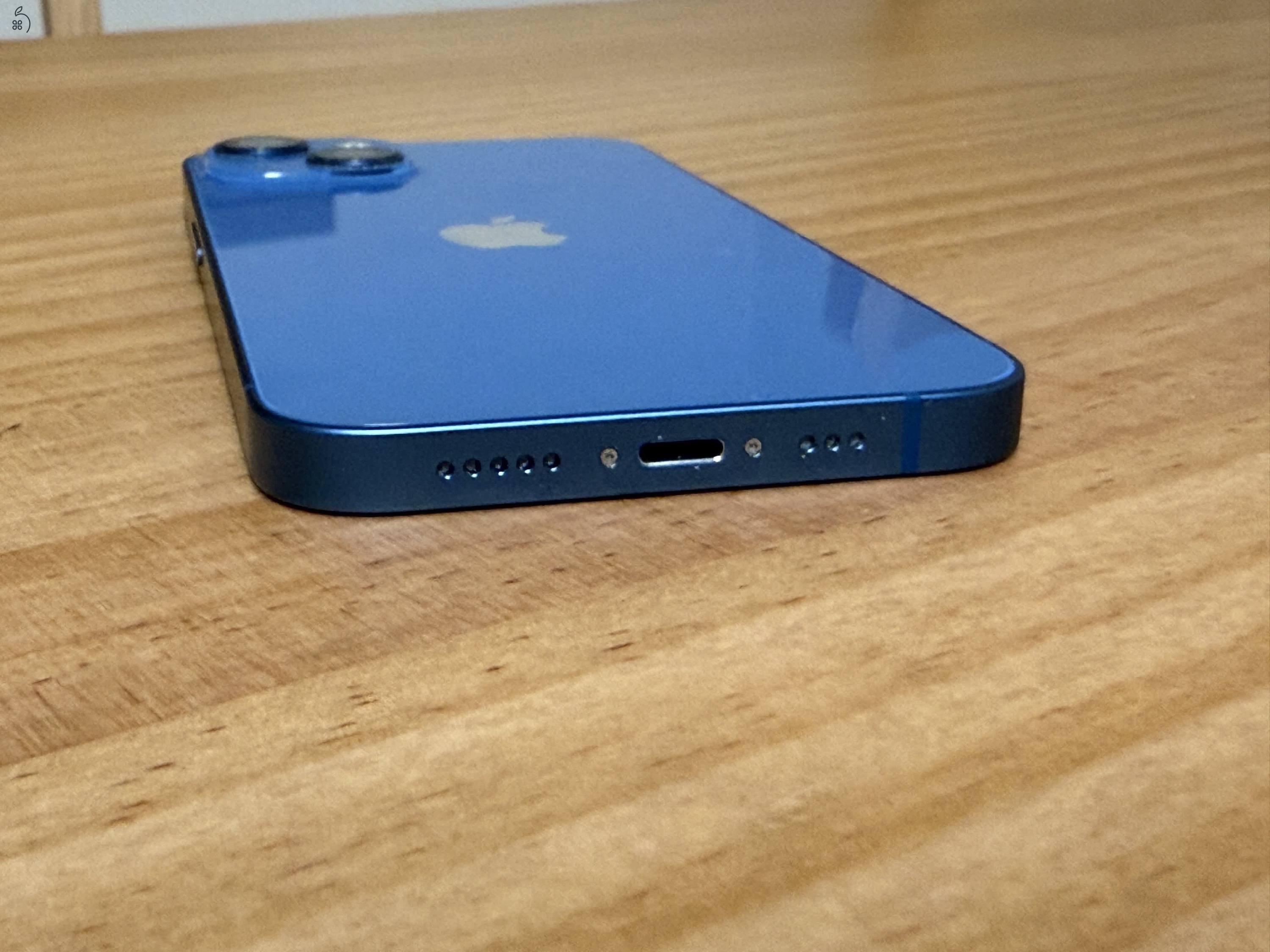 iPhone 13 Kék 128Gb + Magsafe tok + 2in1 töltő és egyebek