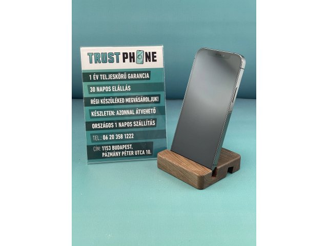 !! 1 ÉV GARANCIA !! iPhone 12 Pro Graphite 128 GB – TRT1024 – 100% AKKU