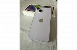 iPhone 14 PURPLE, 128 GB kártyafüggetlen – 87% akku