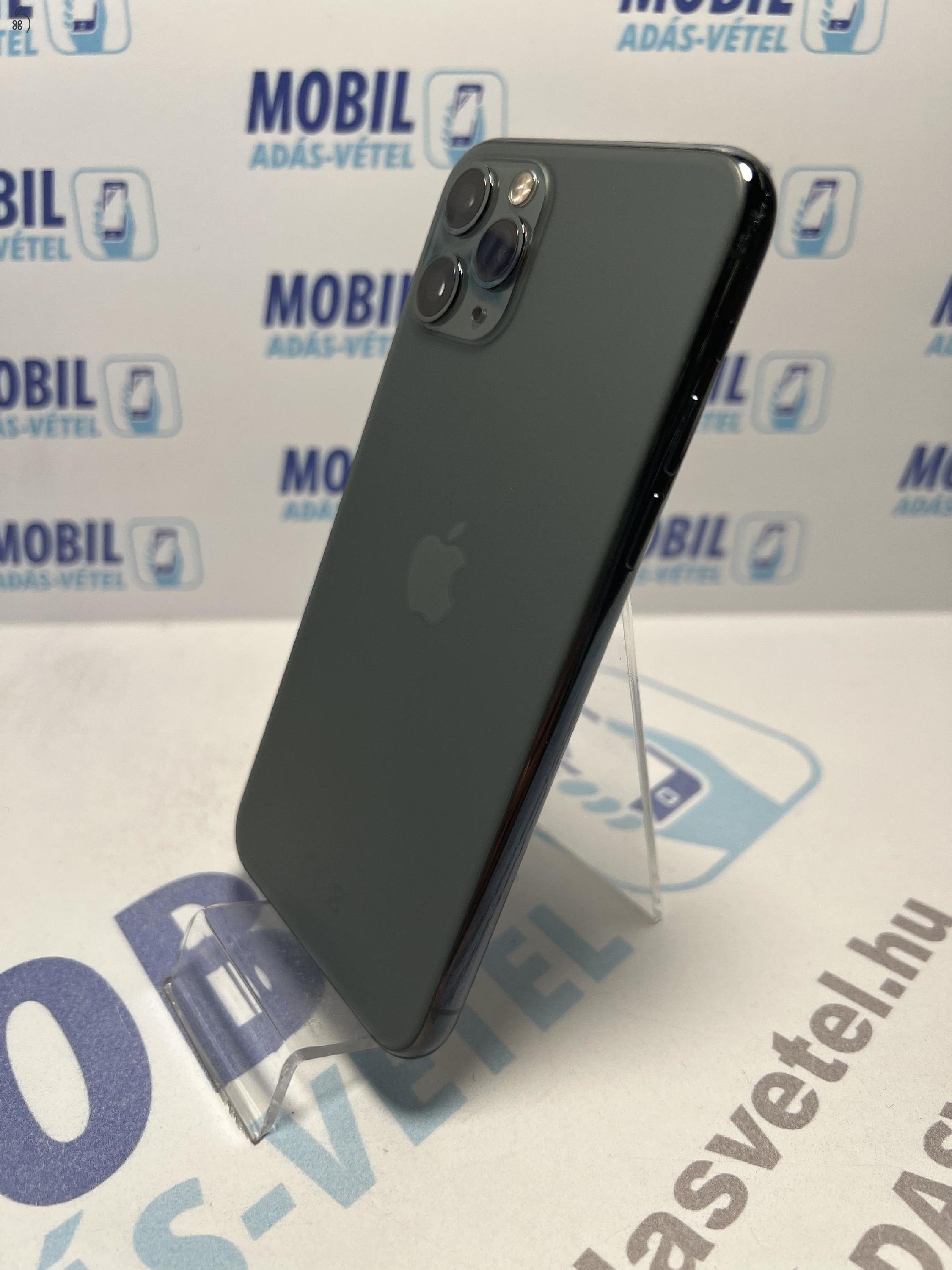 Apple iPhone 11 Pro 64 GB Midnight Green - akku 100% - 12 hó garancia