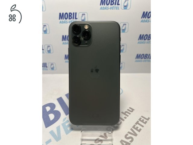 Apple iPhone 11 Pro 64 GB Midnight Green - akku 100% - 12 hó garancia