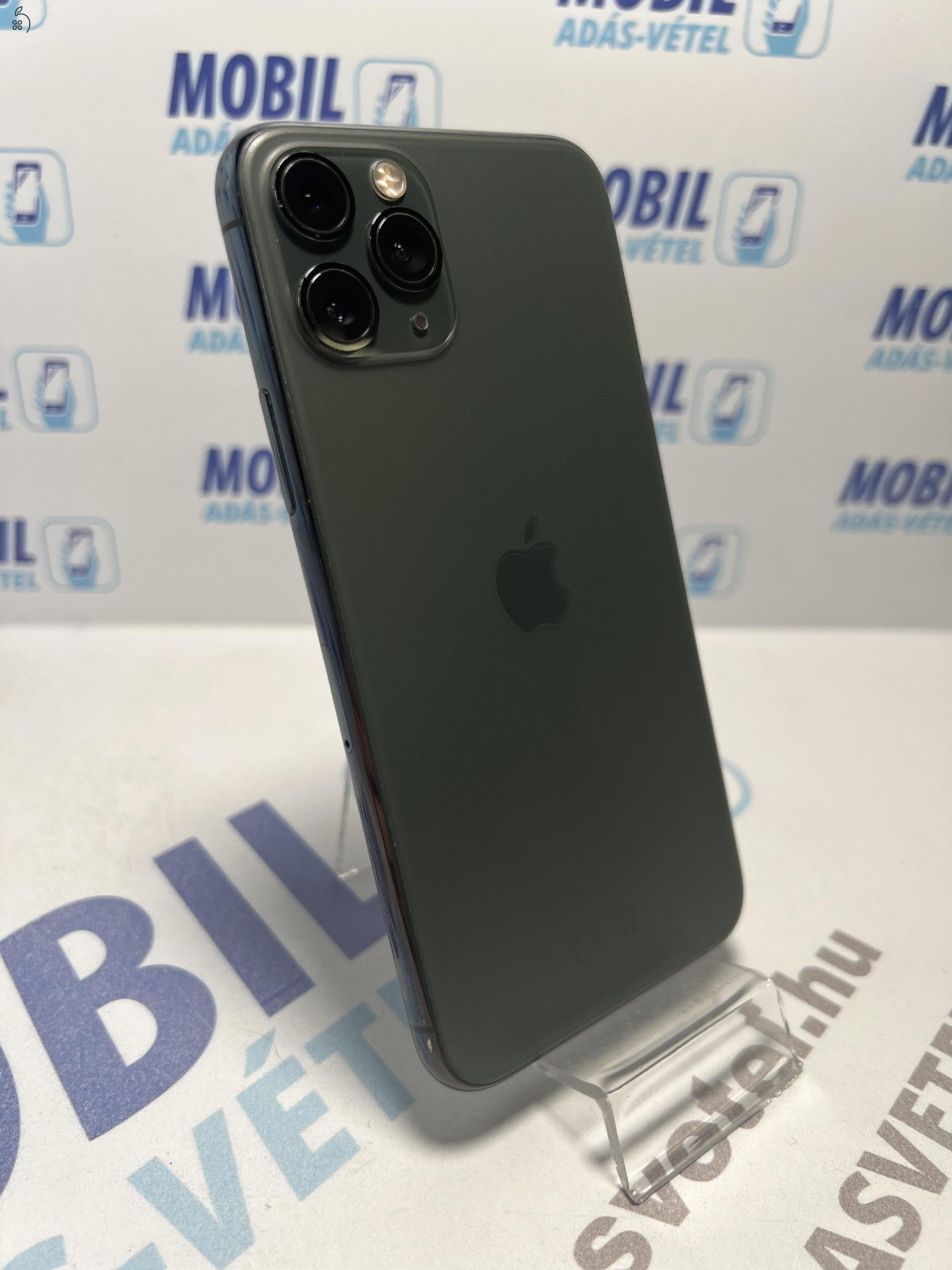 Apple iPhone 11 Pro 64 GB Midnight Green - akku 100% - 12 hó garancia