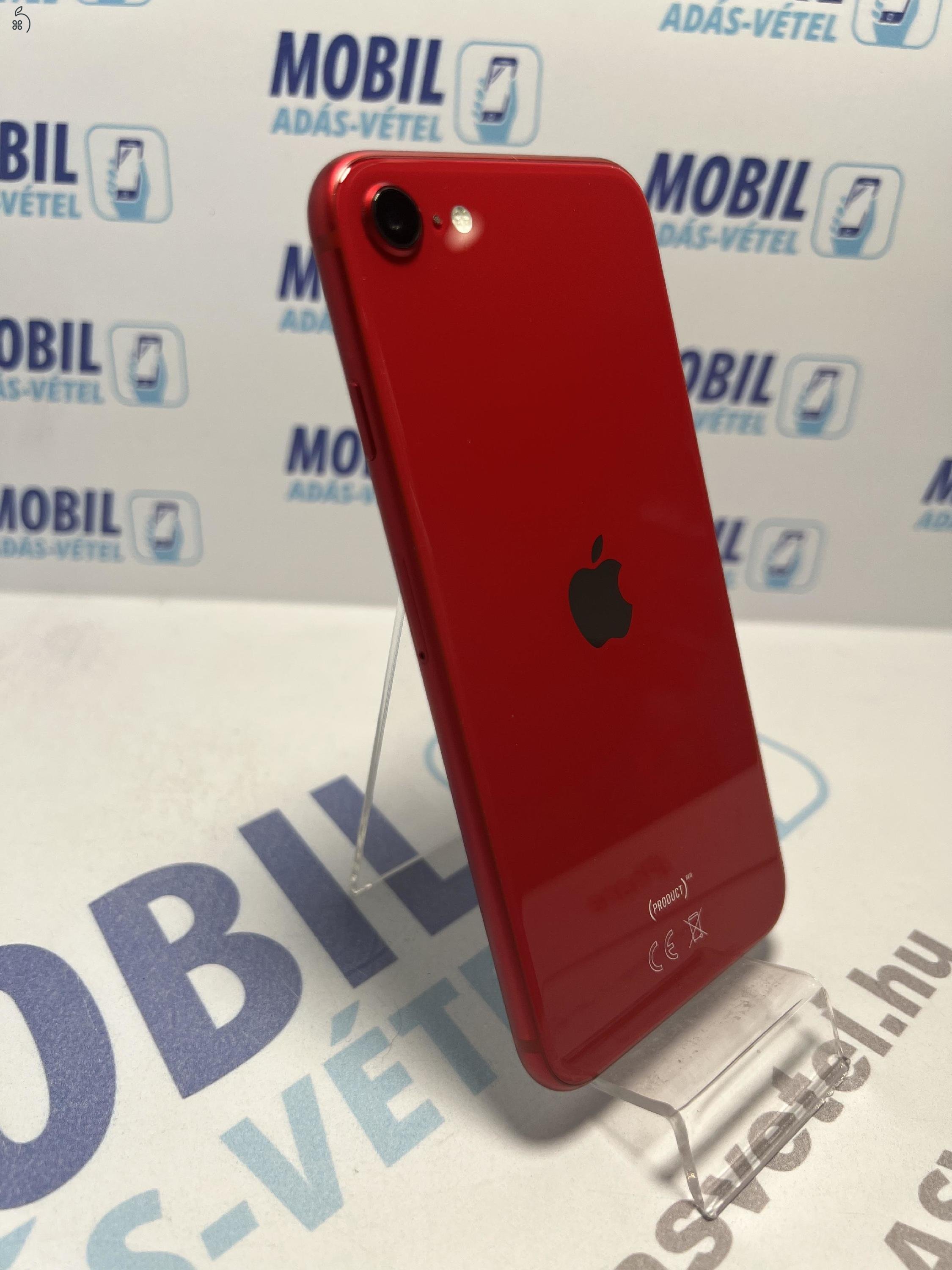 Apple iPhone SE2020 64 GB Red - akku 100% - 12 hó garancia