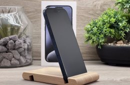 Hibátlan iPhone 15 Pro Blue Titanium 128GB 2 ÉV Garanciával Számlával Aksi 97%