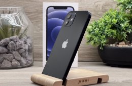 iPhone 12 Black 128GB 2 ÉV Garanciával Számlával Aksi 100%