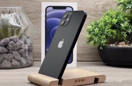 iPhone 12 Black 64GB 2 ÉV Garanciával Számlával Aksi 100%