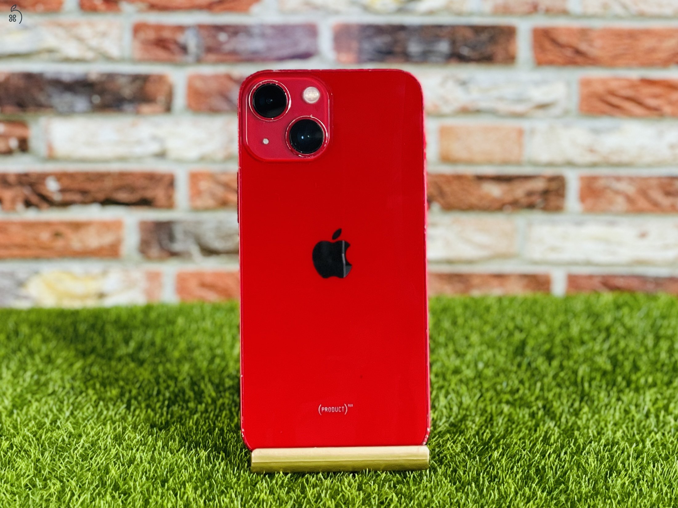 Apple iPhone 13 Mini 128 GB PRODUCT RED 100% akku szép állapotú - 24 HÓ GARANCIA - 700