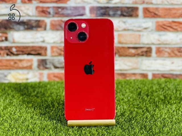 Apple iPhone 13 Mini 128 GB PRODUCT RED 100% akku szép állapotú - 24 HÓ GARANCIA - 700