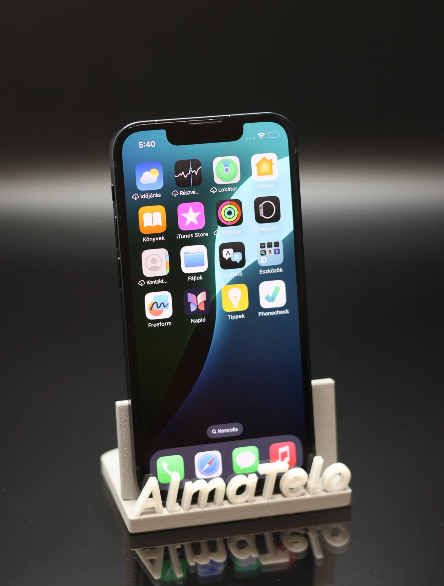 Apple iPhone 13 Mini 256 GB Midnight 100% akku - 12 HÓ GARANCIA