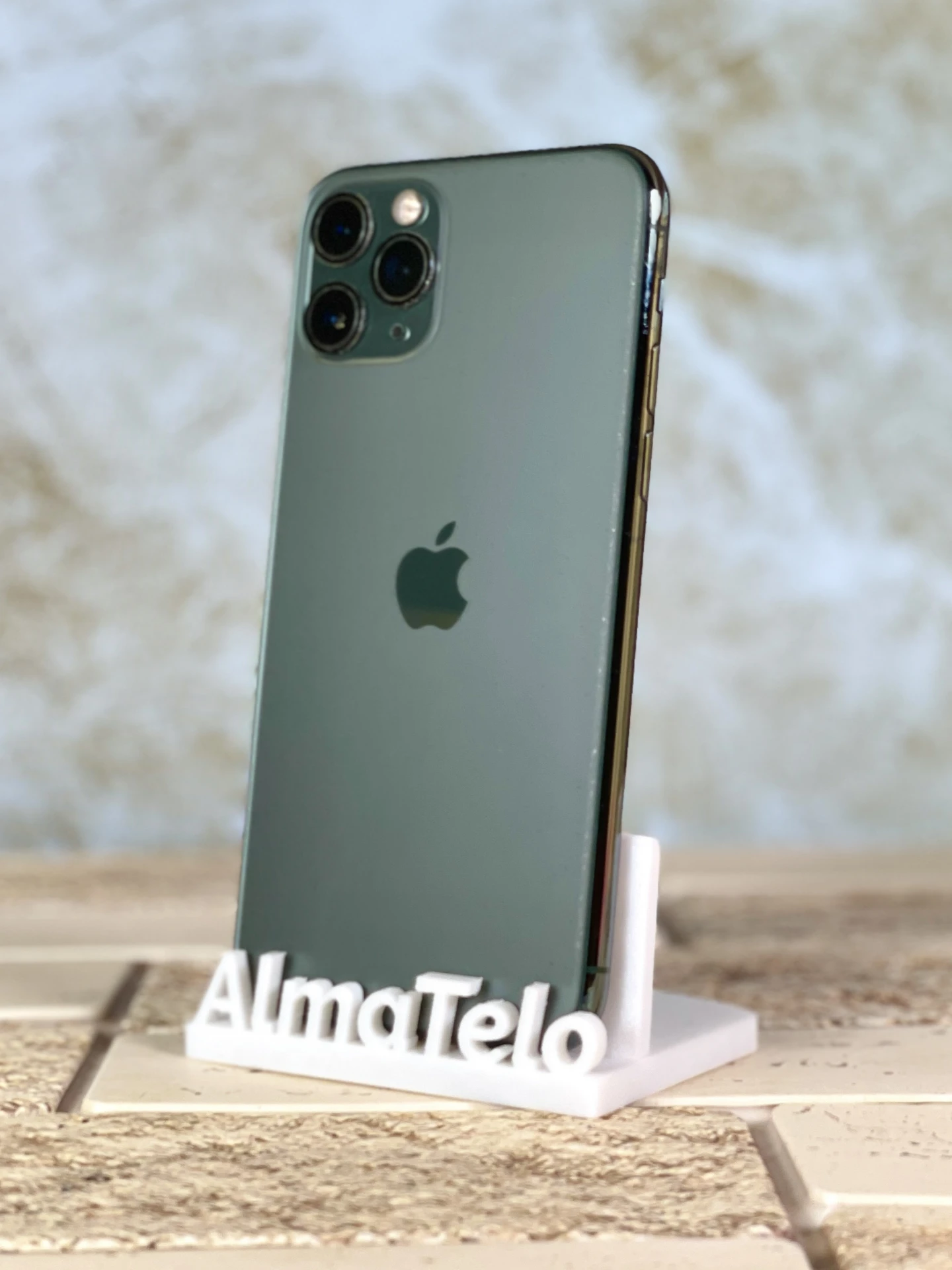 Apple iPhone 11 Pro 64 GB Midnight Green 100% akku - 24 hónap Garancia