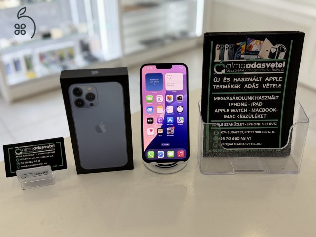 iPhone 13 Pro Max 128GB Független Megkímélt/1-3 hónap gar./Akku 100%