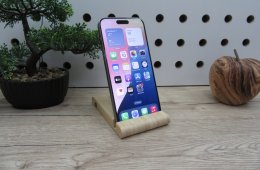 Apple iPhone 15 Pro Max - Natural Titanium - Használt, karcmentes