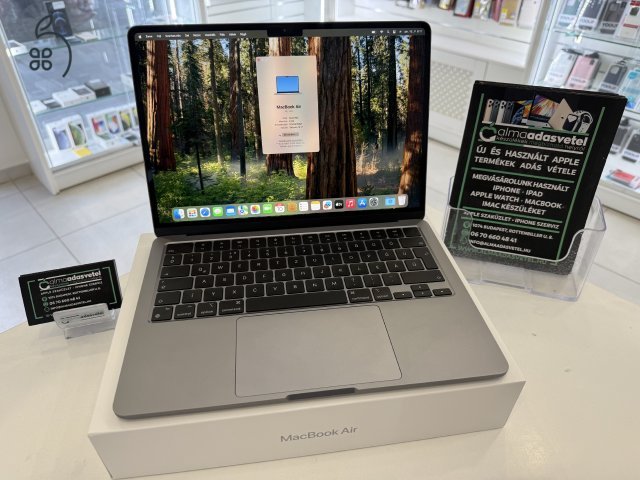 MacBook Air M2 8GB/256ssd/2025.04.24.Apple Gar./Akku 100%/p3972