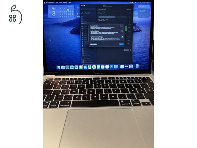 Mackbook air M1 8gb, 256gb újszerű állapotban eladó