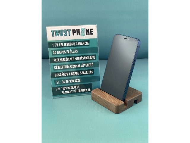 !! 1 ÉV GARANCIA !! iPhone 12 Mini Blue 64 GB – TRT850 – 100% AKKU