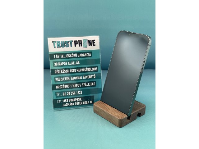 !! 1 ÉV GARANCIA !! iPhone 13 Pro Max Alpine Green 256 GB – TRT1036 – 100% AKKU