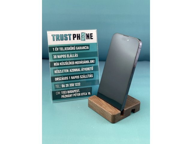 !! 1 ÉV GARANCIA !! iPhone 14 Pro Deep Purple 256 GB – TRU030VA2 – 100% AKKU